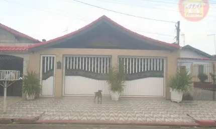 Casa com 3 dormitórios à venda, 115 m² por R$ 420.000,00 - Jardim Samambaia - Praia Grande/SP