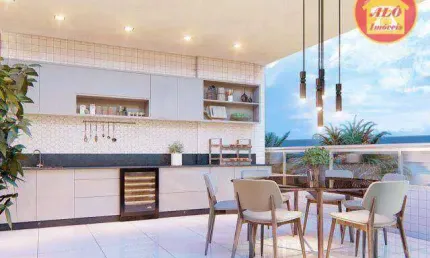 Apartamento à venda, 112 m² por R$ 790.000,00 - Vila Caiçara - Praia Grande/SP