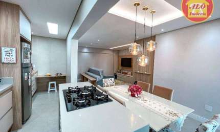 Apartamento com 3 quartos à venda, 117 m² por R$ 900.000 - Ocian - Praia Grande/SP