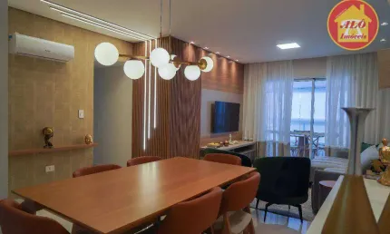 Apartamento com 3 quartos à venda, 146 m² por R$ 1.620.000 - Canto do Forte - Praia Grande/SP