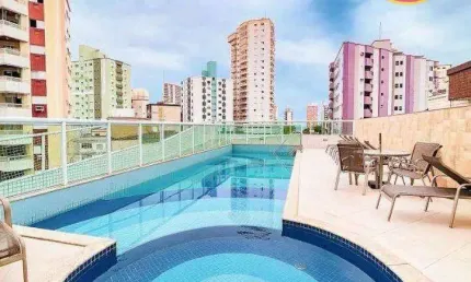 Apartamento com 2 quartos à venda, 63 m² por r$ 405.000 - vila guilhermina - praia grande/sp