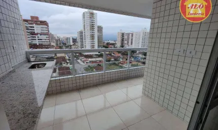Apartamento com 2 dormitórios à venda, 81 m² por R$ 570.000,00 - Vila Guilhermina - Praia Grande/SP
