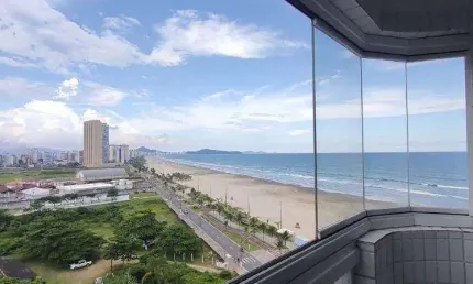 Apartamento com 2 quartos  à venda, 67 m² por r$ 430.000 - maracanã - praia grande/sp