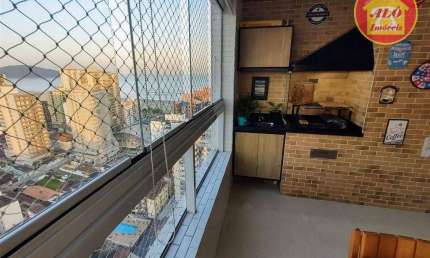 Apartamento com 3 quartos à venda, 126 m² por R$ 995.000 - Aviação - Praia Grande/SP