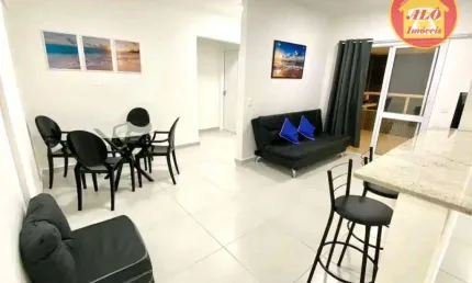 Apartamento com 2 quartos à venda, 70 m² por R$ 500.000 - Vila Guilhermina - Praia Grande/SP