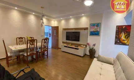 Apartamento com 2 quartos à venda, 142 m² por R$ 680.000 - Guilhermina - Praia Grande/SP