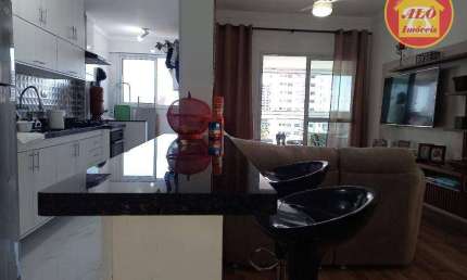 Apartamento com 2 quartos à venda, 76 m² por R$ 465.000 - Caiçara - Praia Grande/SP