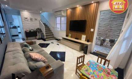 Sobrado com 3 quartos à venda por R$ 699.000 - Tupi - Praia Grande/SP