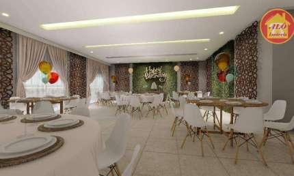 Apartamento com 1 quarto à venda, 46 m² por R$ 225.000 - Caiçara - Praia Grande/SP