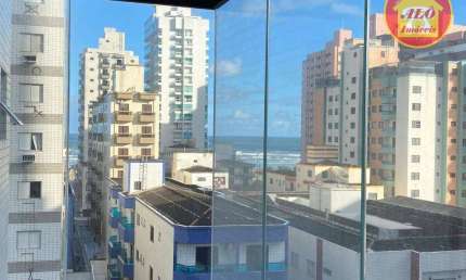 Apartamento com 2 quartos  à venda, 85 m² por R$ 695.000 - Vila Guilhermina - Praia Grande/SP