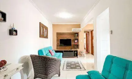 Apartamento com 2 quartos  à venda, 106 m² por r$ 580.000 - aviação - praia grande/sp