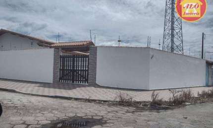 Casa com 3 quartos à venda, 126 m² por R$ 420.000 - Jussara - Mongaguá/SP