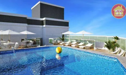 Apartamento com 1 quarto  à venda, 46 m² por r$ 250.000 - mirim - praia grande/sp