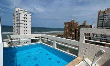 Cobertura com 3 quartos à venda, 310 m² por R$ 1.600.000 - Canto do Forte - Praia Grande/SP