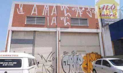 Galpão para alugar, 400 m² por R$ 17.924,42/mês - Aviação - Praia Grande/SP