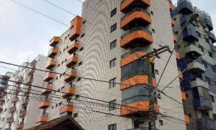 Apartamento com 1 quarto à venda, 46 m² por r$ 250.000 - tupi - praia grande/sp