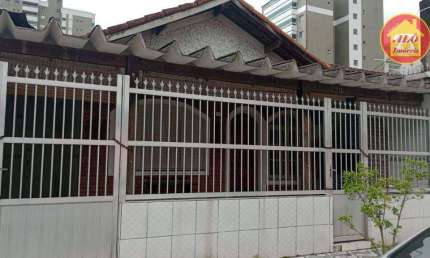 Casa com 3 quartos - lado praia - à venda, 70 m² por R$ 430.000 - Mirim - Praia Grande/SP