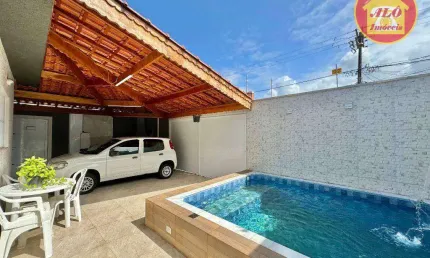 Casa com 3 quartos à venda por R$ 950.000 - Tupi - Praia Grande/SP