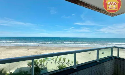 Apartamento vista mar com 2 quartos à venda, 87 m² por R$ 720.000 - Jardim Real - Praia Grande/SP