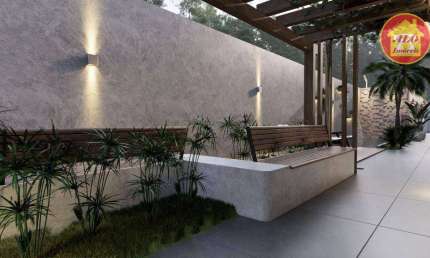 Casa com 2 quartos à venda, 45 m² por R$ 290.000 - Aviação - Praia Grande/SP