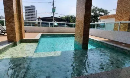 Apartamento com 2 quartos à venda, 77 m² por R$390.000 - Vila Guilhermina - Praia Grande/SP