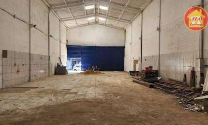 Galpão para alugar, 300 m² por R$ 10.000,00/mês - Jardim Quietude - Praia Grande/SP
