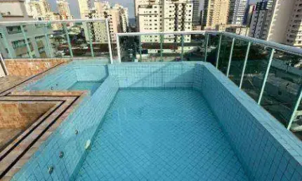 Apartamento com 1 quarto à venda, 38 m² por r$ 266.000 - aviação - praia grande/sp