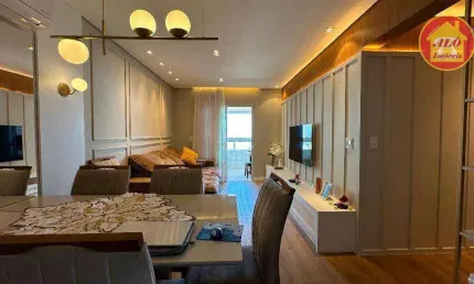 Apartamento com 2 quartos à venda, 78 m² por R$ 680.000 - Vila Guilhermina - Praia Grande/SP