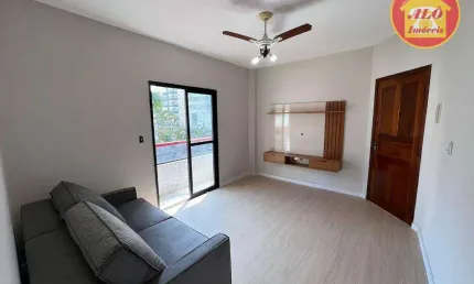 Apartamento com 1 quarto à venda, 48 m² por R$ 320.000 - Guilhermina - Praia Grande/SP