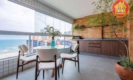 Apartamento com 3 quartos à venda, 126 m² por R$ 1.650.000 - Aviação - Praia Grande/SP
