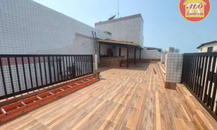 Cobertura com 2 quartos à venda, 135 m² por R$ 650.000 - Tupi - Praia Grande/SP