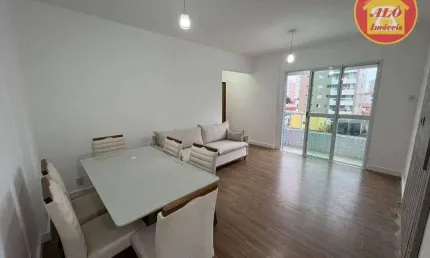 Apartamento com 2 quartos à venda, 86 m² por R$ 495.000 - Vila Guilhermina - Praia Grande/SP
