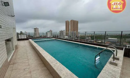 Apartamento novo com 2 quartos à venda, 68 m² por R$ 420.000 - Mirim - Praia Grande/SP