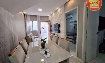 Casa com 2 quartos à venda, 46 m² por R$ 270.000 - Jardim Melvi - Praia Grande/SP