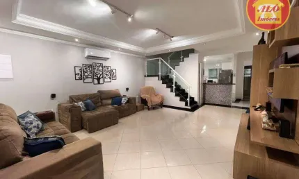 Sobrado com 3 quartos à venda por R$ 630.000 - Balneário Pires - Praia Grande/SP