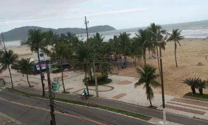 Apartamento vista mar com 3 quartos à venda, 75 m² por r$ 350.000 - guilhermina - praia grande/sp