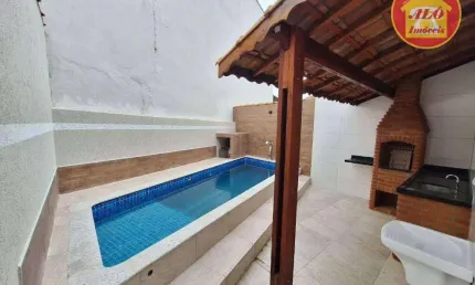 Casa com 3 quartos à venda, 70 m² por R$ 450.000 - Jardim Praia Grande - Mongaguá/SP