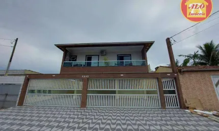 Casa com 2 quartos à venda, 59 m² por R$ 295.000 - Tude Bastos (Sítio do Campo) - Praia Grande/SP