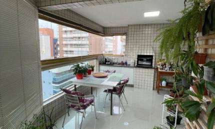 Apartamento com 3 quartos à venda, 133 m² por R$ 899.000 - Aviação - Praia Grande/SP