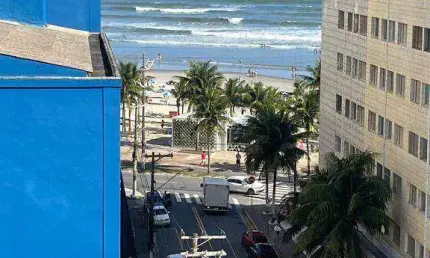 Apartamento com 1 quarto à venda, 55 m² por r$ 240.000 - mirim - praia grande/sp