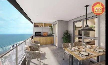 Apartamento com 2 quartos à venda, 68 m² por R$ 639.000 - Vila Guilhermina - Praia Grande/SP