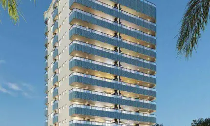 Apartamento com 2 dormitórios à venda, 53 m² por r$ 430.000,00 - maracanã - praia grande/sp