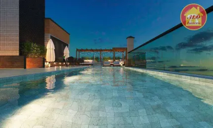 Apartamento com 2 quartos à venda, 68 m² por r$ 590.000 - canto do forte - praia grande/sp