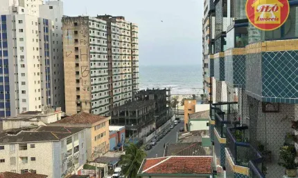 Apartamento com 1 quarto à venda, 49 m² por r$ 289.000 - vila guilhermina - praia grande/sp