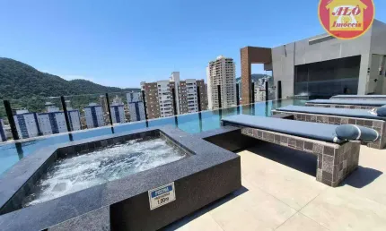 Apartamento com 2 dormitórios à venda, 74 m² por r$ 660.000,00 - boqueirão - praia grande/sp