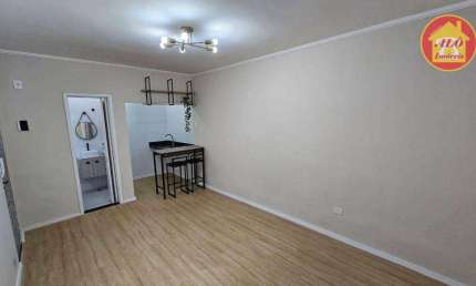 Kitnet com 1 quarto à venda, 25 m² por R$ 189.000 - Canto do Forte - Praia Grande/SP