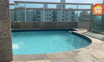 Apartamento com 1 quarto à venda, 42 m² por r$ 355.000 - tupi - praia grande/sp