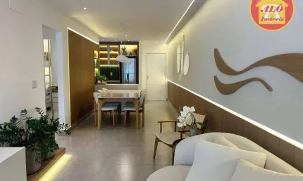 Apartamento com 2 quartos à venda, 101 m² por R$ 954.500 - Canto do Forte - Praia Grande/SP