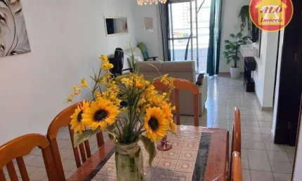 Apartamento com 1 dormitório à venda, 60 m² por R$ 325.000 - Vila Assunção - Praia Grande/SP