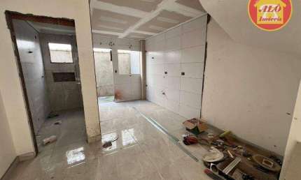 Sobrado com 3 quartos à venda, 65 m² por R$ 472.000 - Vila Guilhermina - Praia Grande/SP